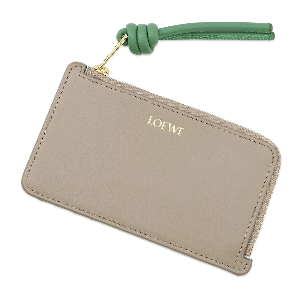 Loewe Card Case Wallet Knot Coin Shiny Napa Calfskin Wallet Purse